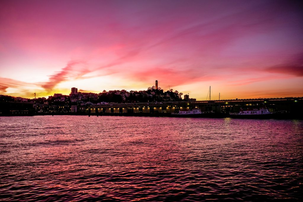 Sunset in San Francisco, 2016