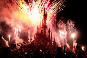 Fireworks at Disney Land in Paris