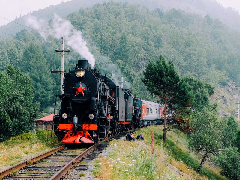 Circum–Baikal railway, Lake Baikal, Siberia, Russia